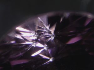 Teated synthetic moissanite by coating